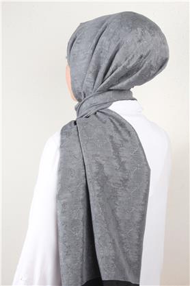 İpeksi Monogram Şal 2753-11 Füme