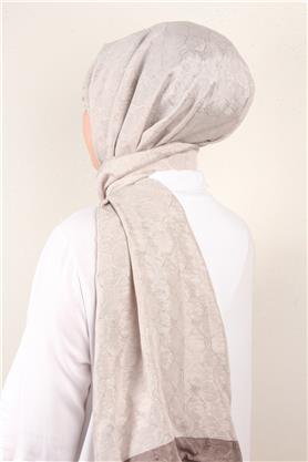 İpeksi Monogram Şal 2753-13 Taş