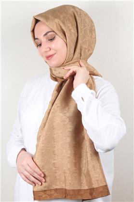 İpeksi Monogram Şal 2753-14 Karamel