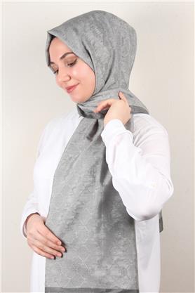 İpeksi Monogram Şal 2753-24 Duman