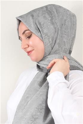 İpeksi Monogram Şal 2753-24 Duman
