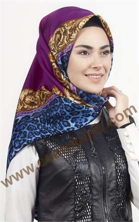 İndirimli İthal İpek Eşarp 1501-4