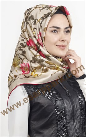 İthal İpek Eşarp 1504-4