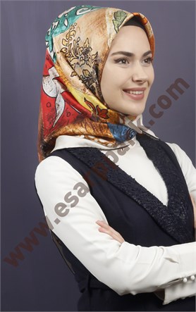 İthal İpek Eşarp 1542-2