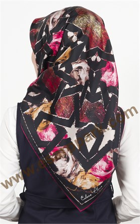 İthal İpek Eşarp 1547-4