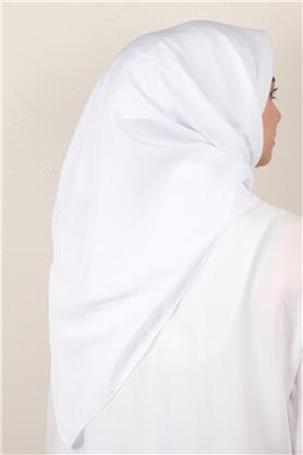 Jakarlı Icon Eşarp 2757-12 Beyaz 