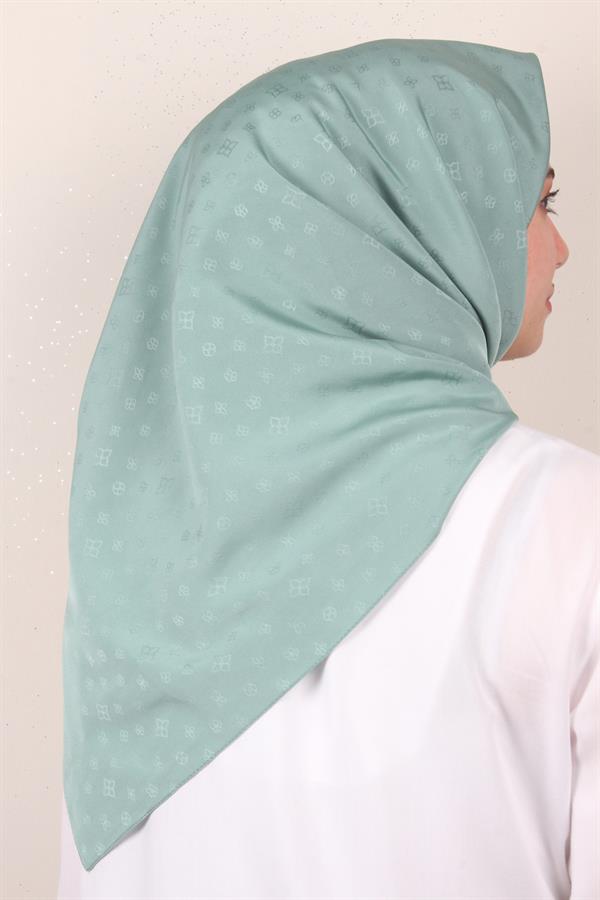 Jakarlı Icon Eşarp 2757-15 Mint Yeşili