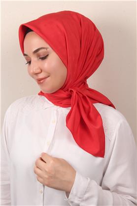 Jakarlı Icon Eşarp 2757-24 Kırmızı