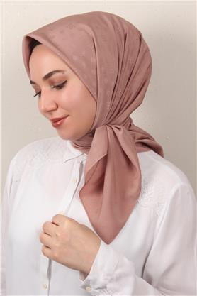 Jakarlı Icon Eşarp 2757-29 Koyu Pudra