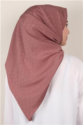 Jakarlı Icon Eşarp 2757-32 Gül Kurusu