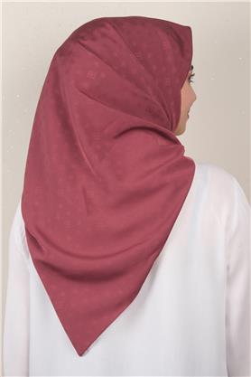 Jakarlı Icon Eşarp 2757-35 Bordo