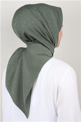Jakarlı Icon Eşarp 2757-4 Yeşil