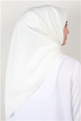 Jakarlı Icon Eşarp 2757-8 Ekru