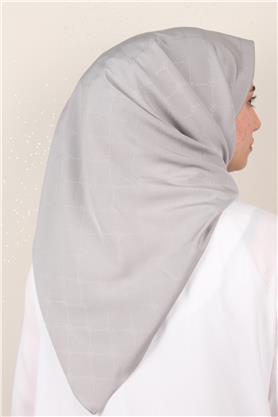 Jakarlı Icon Eşarp 2758-11 Gri