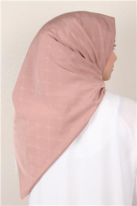 Jakarlı Icon Eşarp 2758-13 Koyu Pudra