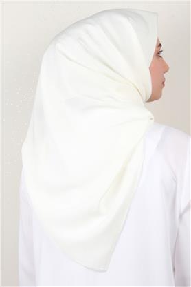 Jakarlı Icon Eşarp 2758-14 Ekru