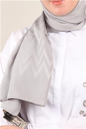 Jakarlı İcon Şal 3101-1 Gümüş