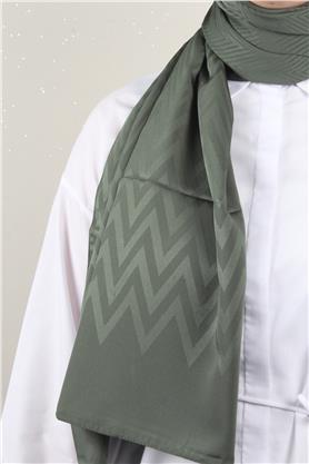 Jakarlı İcon Şal 3101-10 Haki