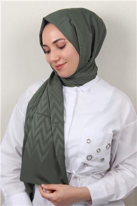 Jakarlı İcon Şal 3101-10 Haki