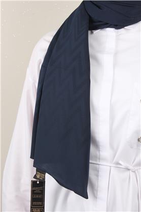 Jakarlı İcon Şal 3101-11 Lacivert