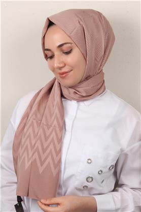 Jakarlı İcon Şal 3101-18 Sütlü Kahve