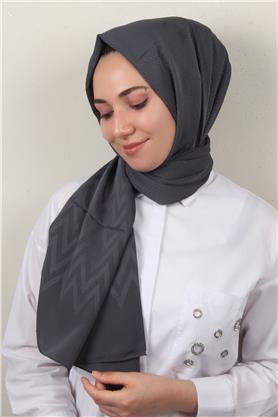 Jakarlı İcon Şal 3101-20 Antrasit