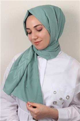 Jakarlı İcon Şal 3101-22 Mint Yeşili