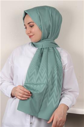 Jakarlı İcon Şal 3101-22 Mint Yeşili