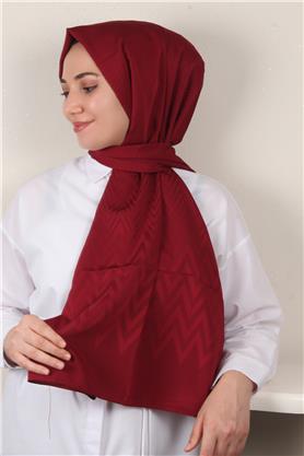 Jakarlı İcon Şal 3101-7 Bordo