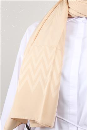 Jakarlı İcon Şal 3101-8 Bej