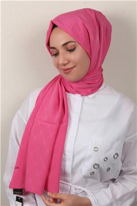 Jakarlı İcon Şal 3103-1 Pembe