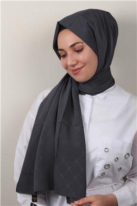 Jakarlı İcon Şal 3103-11 Antrasit