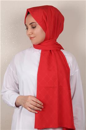 Jakarlı Icon Şal 3103-15 Kırmızı