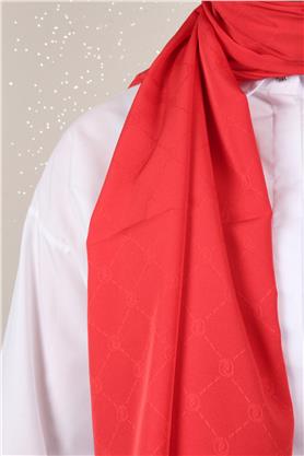 Jakarlı Icon Şal 3103-15 Kırmızı