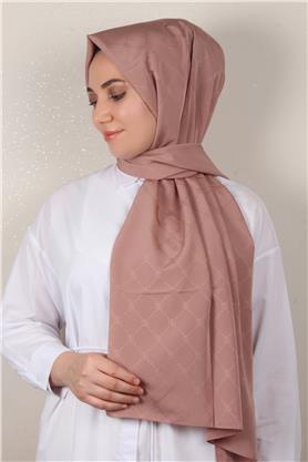 Jakarlı Icon Şal 3103-16 Çöl Kahvesi