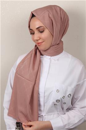 Jakarlı Icon Şal 3103-16 Çöl Kahvesi