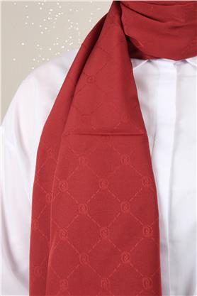 Jakarlı Icon Şal 3103-19 Bordo