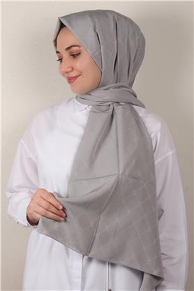 Jakarlı İcon Şal 3103-5 Gri