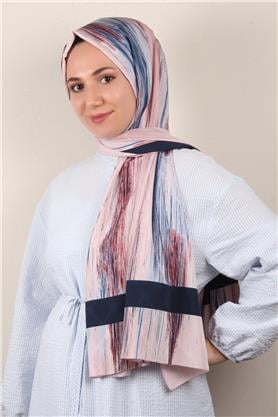 Jakarlı İcon Şal 3104-11 Pudra