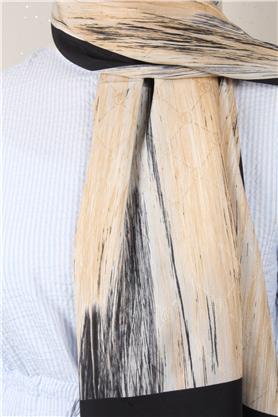 Jakarlı İcon Şal 3104-2 Krem