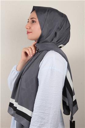 Jakarlı İcon Şal 3105-3 Füme
