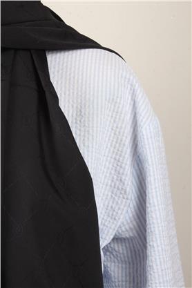 Jakarlı İcon Şal 3105-7 Siyah