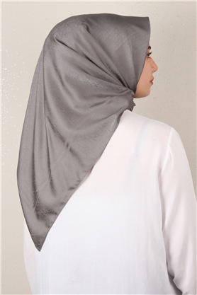 Jakarlı İpeksi Eşarp 3088-2 Füme