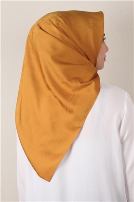 Jakarlı İpeksi Eşarp 3089-10 Camel