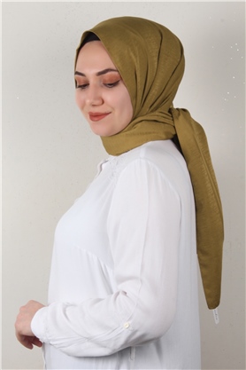 Jakarlı İpeksi Şal 8084-18 Karamel