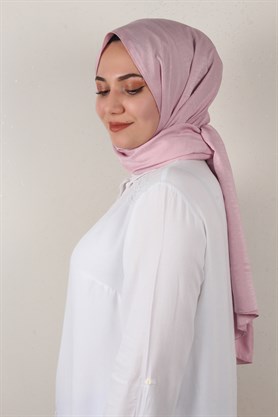 Jakarlı İpeksi Şal 8084-24 Pudra