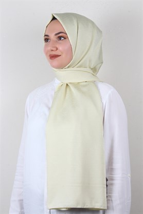 Jakarlı İpeksi Şal 8084-5 Fil dişi