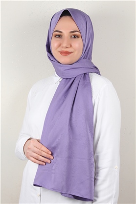 Jakarlı İpeksi Şal 8085-19 Leylak