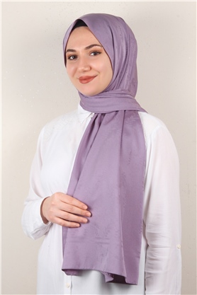 Jakarlı İpeksi Şal 8085-25 İncir Moru