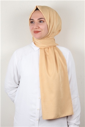 Jakarlı İpeksi Şal 8085-7 Kavun içi
